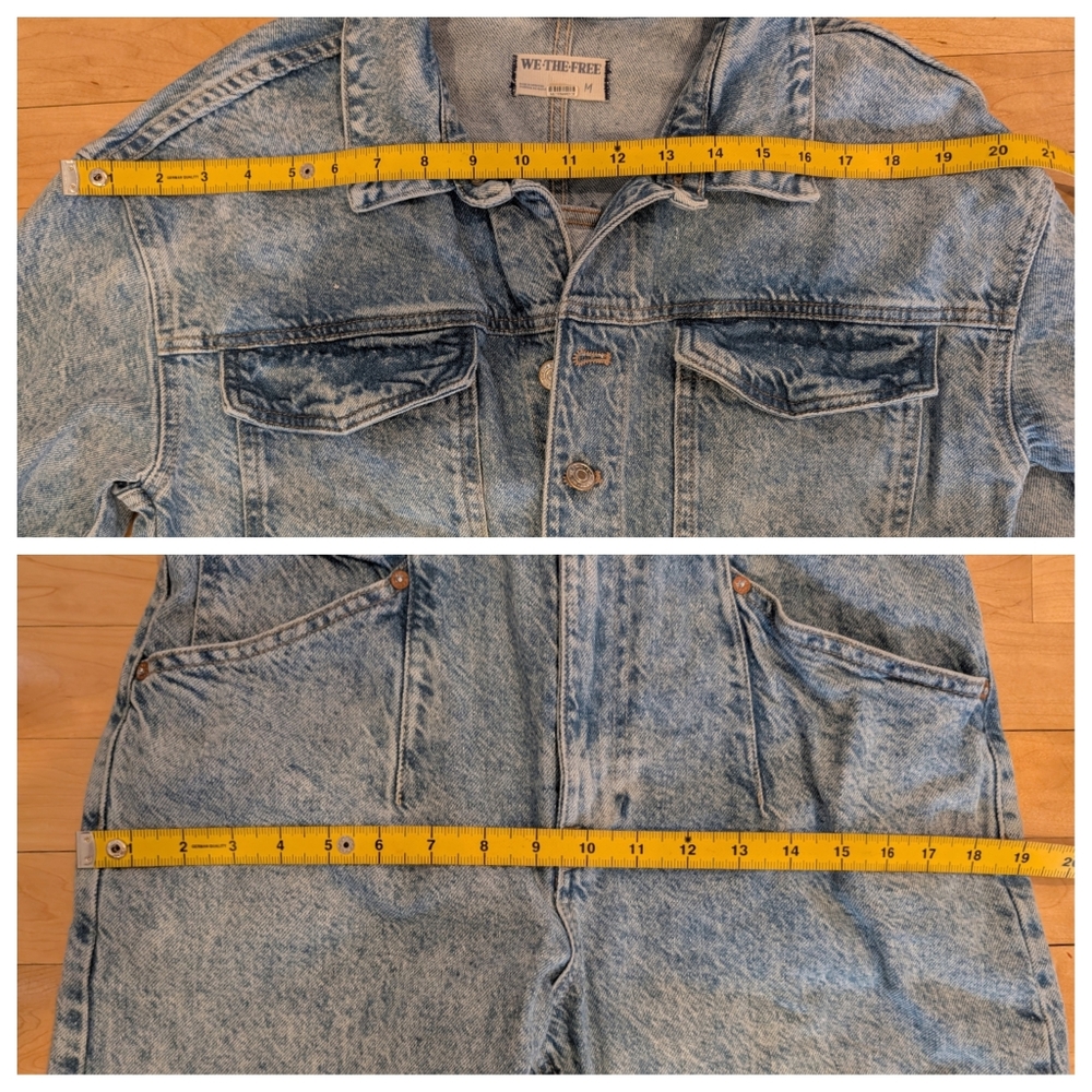 Free People Touch the Sky Denim Jumpsuit - Picture 11 of 15